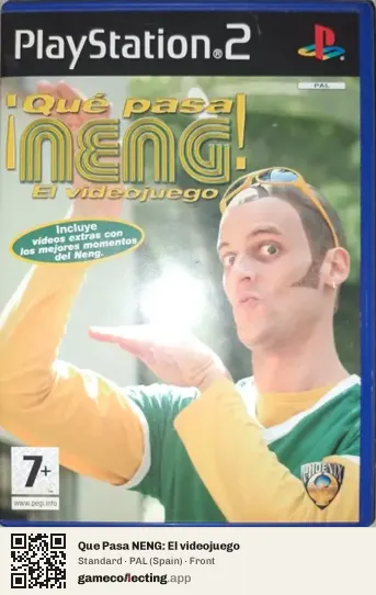 Que Pasa NENG: El videojuego PlayStation 2, Spain box front