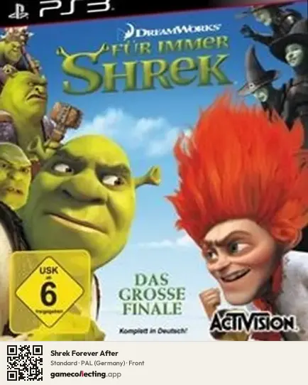 Shrek Forever After PlayStation 3, Germany box front