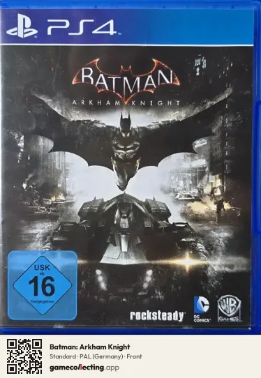 Batman: Arkham Knight PlayStation 4, Germany box front
