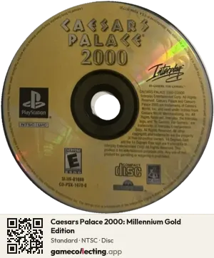 Caesars Palace 2000: Millennium Gold Edition PlayStation, NTSC disc