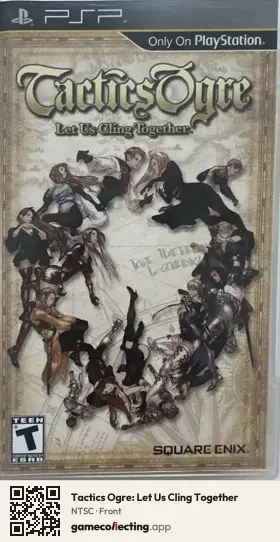 Tactics Ogre: Let Us Cling Together PlayStation Portable, NTSC box front