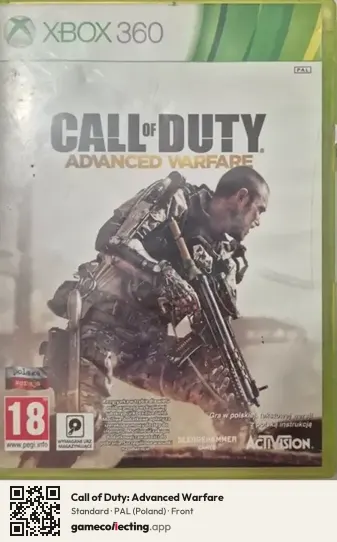 Call of Duty: Advanced Warfare Xbox 360, Poland box front