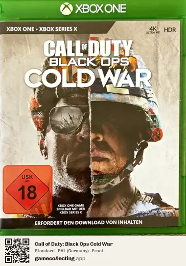 Call of Duty: Black Ops Cold War Xbox One, Germany box front