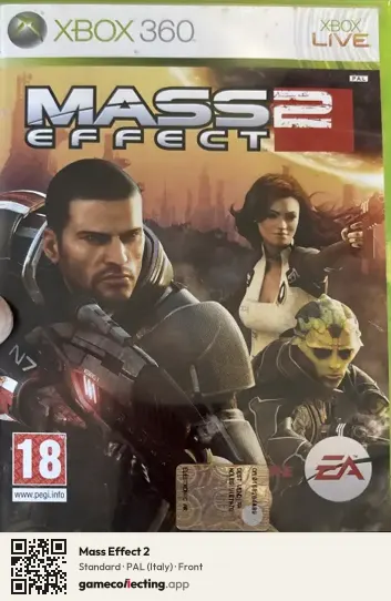 Mass Effect 2 Xbox 360, Italy box front