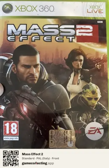 Mass Effect 2 Xbox 360, Italy box front