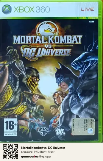 Mortal Kombat vs. DC Universe Xbox 360, Italy box front