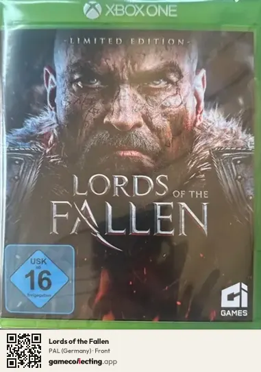 Lords of the Fallen Xbox One, Germany box front