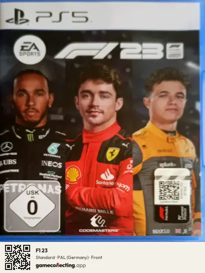 F1 23 PlayStation 5, Germany box front