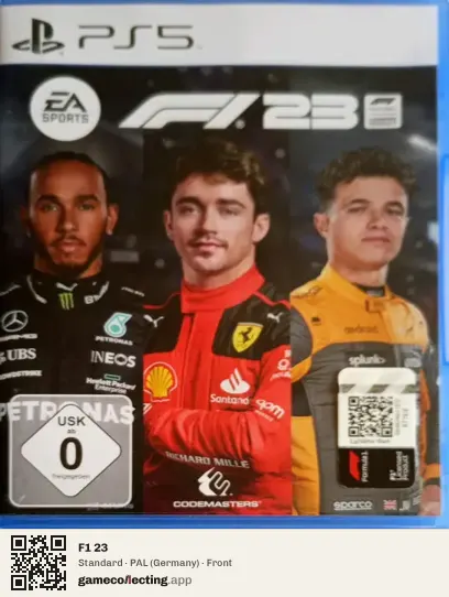 F1 23 PlayStation 5, Germany box front