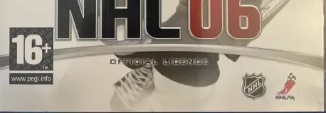 NHL 06, the PEGI square on its front