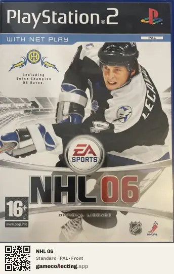 NHL 06 PlayStation 2, PAL box front
