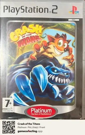 Crash of the Titans PlayStation 2, Italy box front