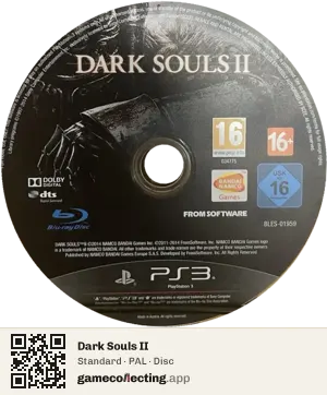 Dark Souls II PlayStation 3, PAL disc