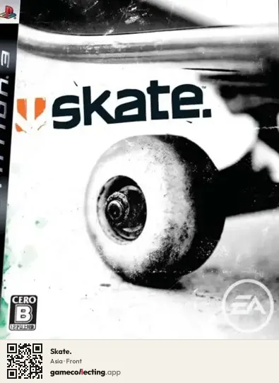 Skate. PlayStation 3, Asia box front