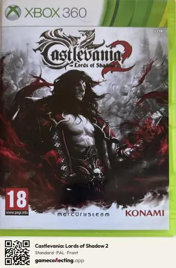 Castlevania: Lords of Shadow 2 Xbox 360, PAL box front