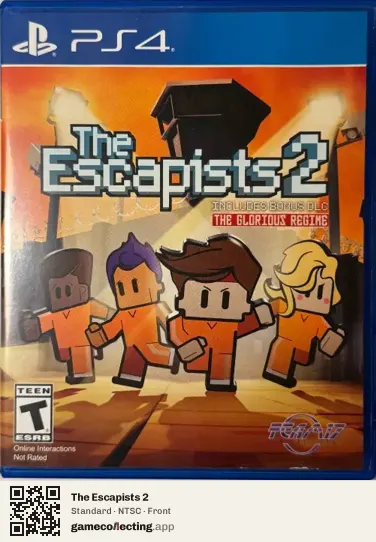 The Escapists 2 PlayStation 4, NTSC box front