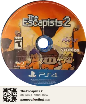 The Escapists 2 PlayStation 4, NTSC disc