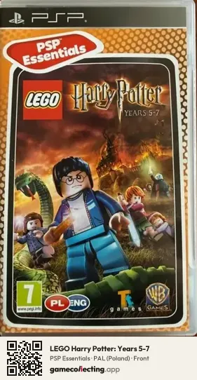 LEGO Harry Potter: Years 5-7 PlayStation Portable, Poland box front