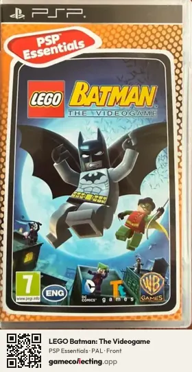 LEGO Batman: The Videogame PlayStation Portable, PAL box front