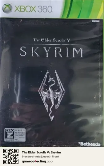 The Elder Scrolls V: Skyrim Xbox 360, Asia box front