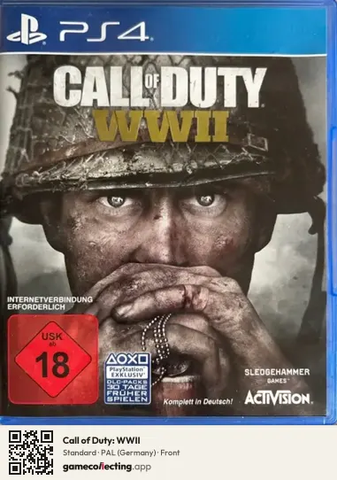 Call of Duty: WWII PlayStation 4, Germany box front