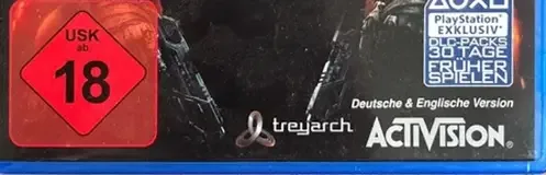 Call of Duty: Black Ops III, the USK square on its front