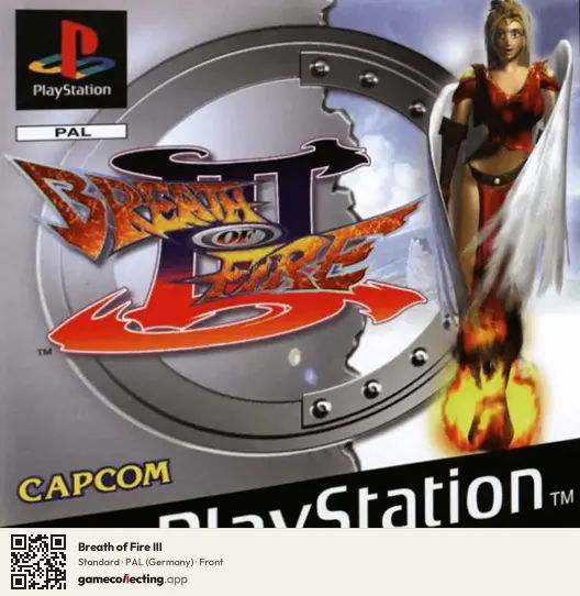 Breath of Fire III PlayStation, Germany box front
