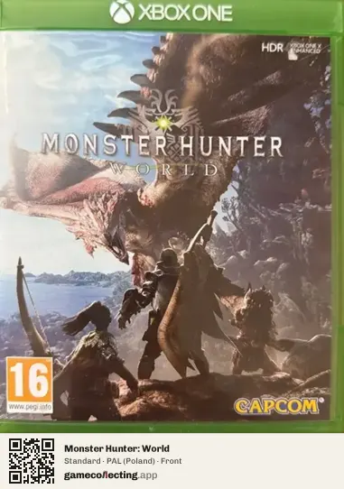 Monster Hunter: World Xbox One, Poland box front