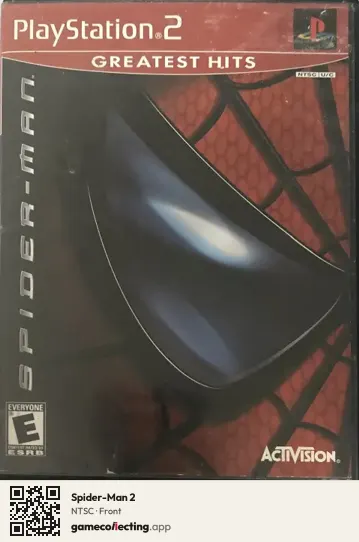 Spider-Man 2 PlayStation 2, NTSC box front