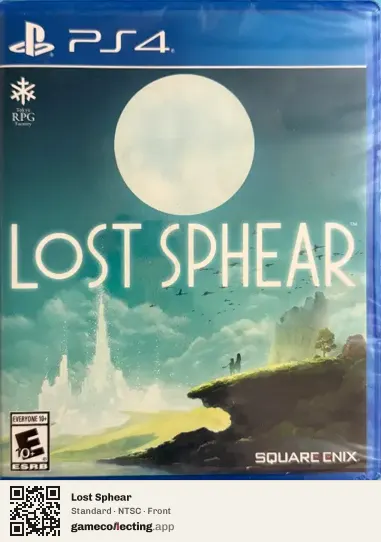 Lost Sphear PlayStation 4, NTSC box front
