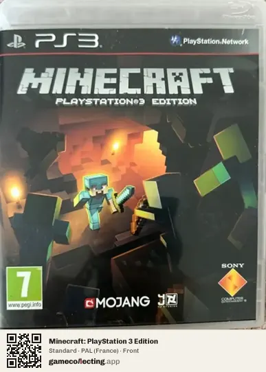 Minecraft: PlayStation 3 Edition PlayStation 3, France box front