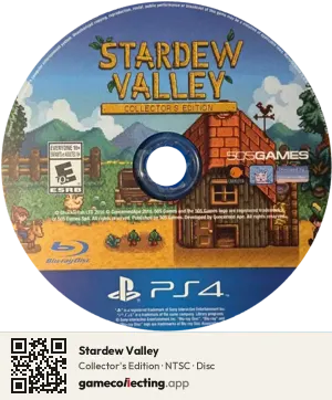 Stardew Valley PlayStation 4, NTSC disc