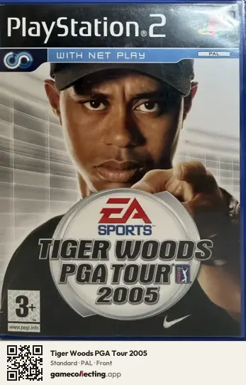 Tiger Woods PGA Tour 2005 PlayStation 2, PAL box front