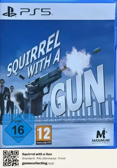 Squirrel with a Gun PlayStation 5, Germany box front