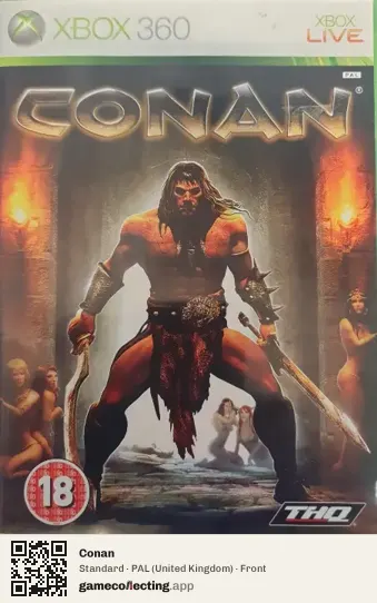 Conan Xbox 360, United Kingdom box front