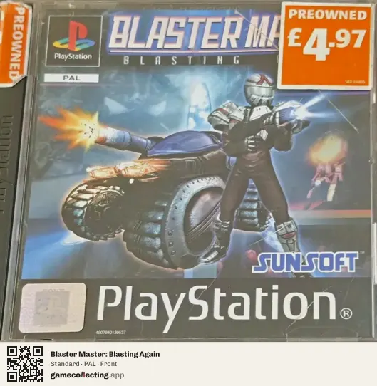Blaster Master: Blasting Again PlayStation, PAL box front
