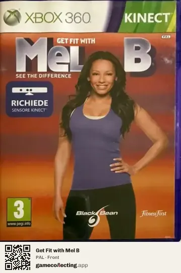 Get Fit with Mel B Xbox 360, PAL box front