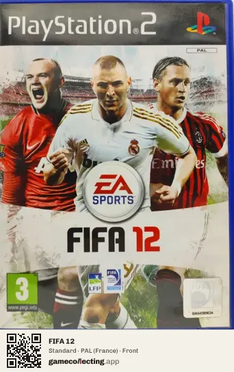 FIFA 12 PlayStation 2, France box front