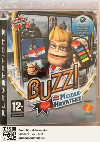 Buzz! Mozak Hrvatske PlayStation 3, PAL box front