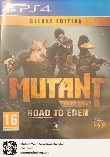 Mutant Year Zero: Road to Eden PlayStation 4, PAL box front