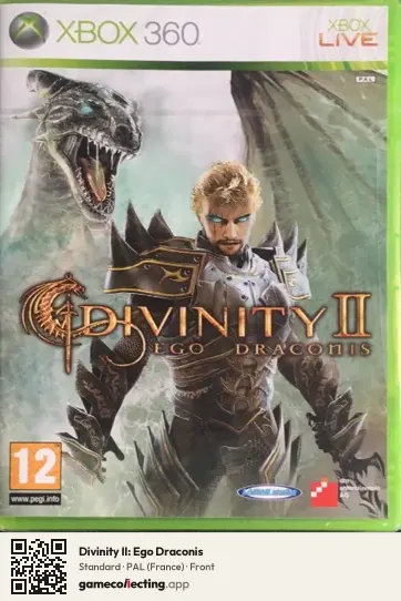 Divinity II: Ego Draconis Xbox 360, France box front