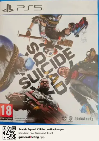 Suicide Squad: Kill the Justice League PlayStation 5, Germany box front