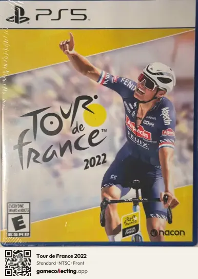 Tour de France 2022 PlayStation 5, NTSC box front