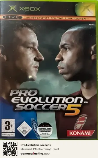 Pro Evolution Soccer 5 Xbox, Germany box front