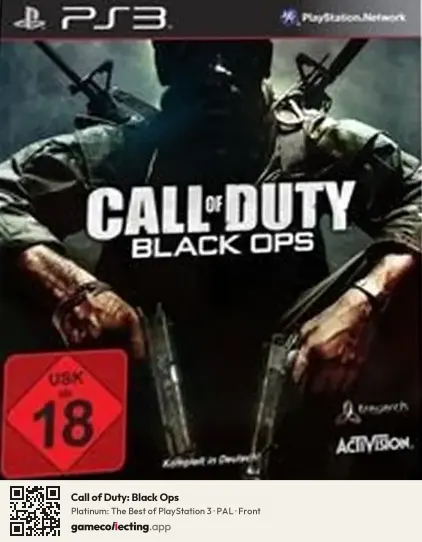 Call of Duty: Black Ops PlayStation 3, PAL box front