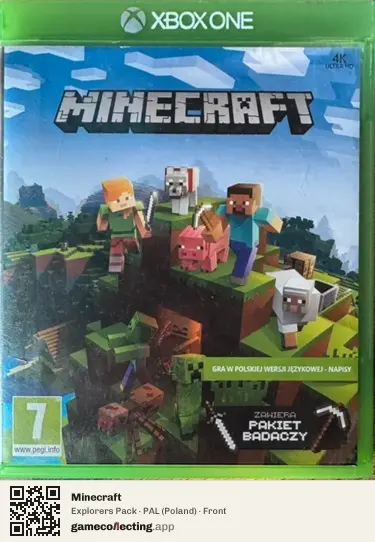 Minecraft Xbox One, Poland box front