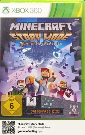 Minecraft: Story Mode Xbox 360, Germany box front