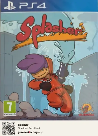 Splasher PlayStation 4, PAL box front