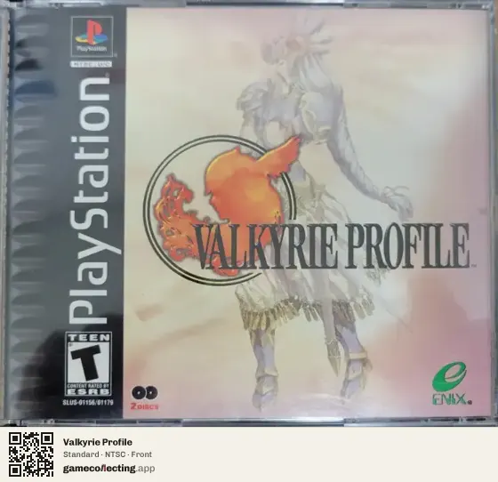 Valkyrie Profile PlayStation, NTSC box front