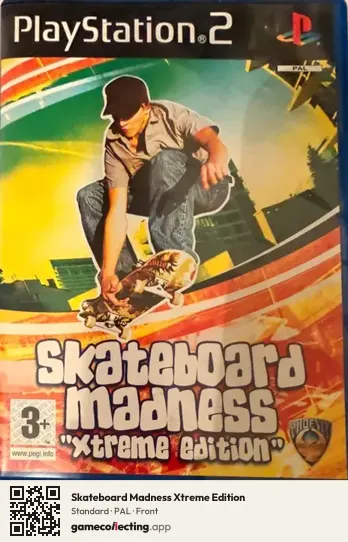 Skateboard Madness Xtreme Edition PlayStation 2, PAL box front